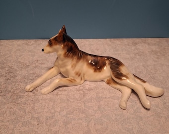 ボーンチャイナのコリー犬の置物 - 台湾 - Etsy 日本