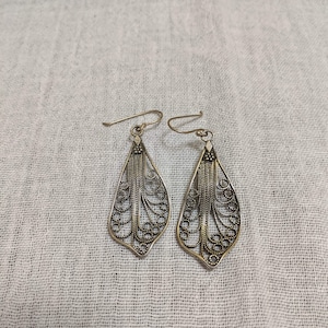 Sterling Silver Filigree earrings