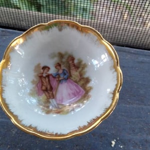 Limoges France Fragonard bowl trinket dish