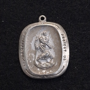 Religious Patron Saint Christopher Medal Pendant