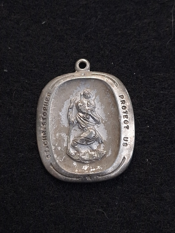 Religious Patron Saint Christopher Medal Pendant
