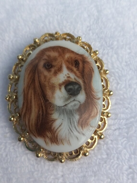Cocker spaniel deals brooch