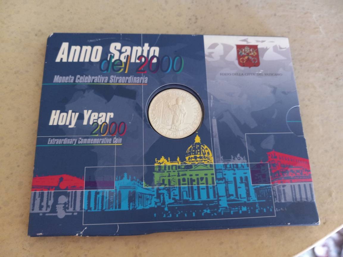 Pontiff Saint John Paul II Anno Santo 2000 Holy Year 2000 Lire