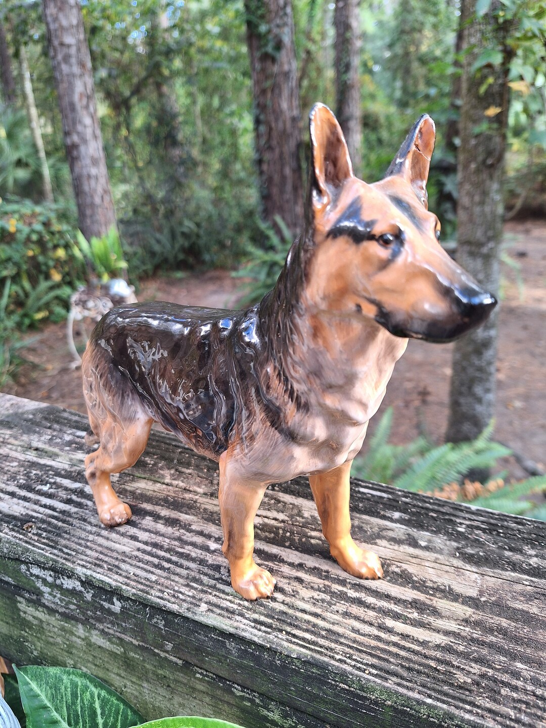 ヴィンテージ ロイヤルドルトン アルザス/ジャーマンシェパード犬の