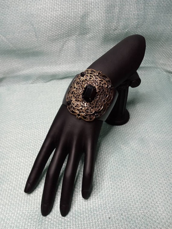 Victorian Style Cuff Bracelet - image 2