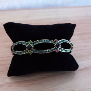 Heidi Daus Armed With Charm Crystal Bangle Bracelet