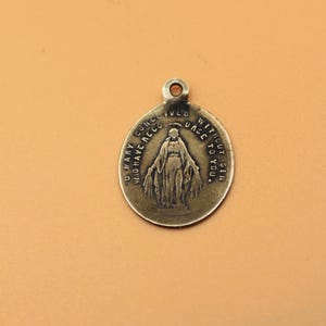Vintage Miraculous Medal Pendant
