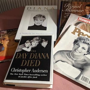 Princess Diana of Wales books and commemorative magazines