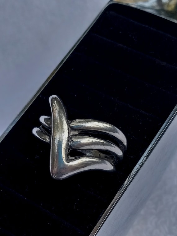 Sterling Silver Statement Ring - image 1