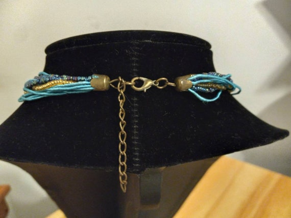 Stunning Blue Necklace - image 5