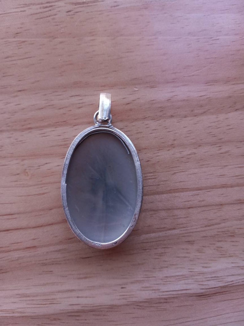 Unique Grey/Blue Pendant image 3