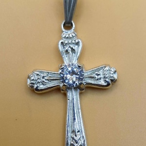 Sterling Silver Cross Pendant Necklace