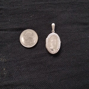 Sterling Silver Locket Pendant Etsy