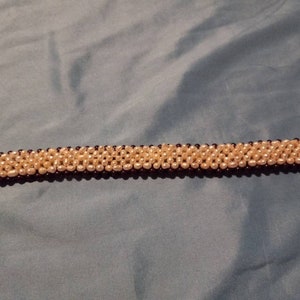 Garnets and pearls reversible Jay King bracelet with sterling clasp