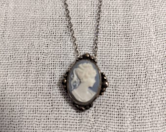 sterling Vintage Cameo
