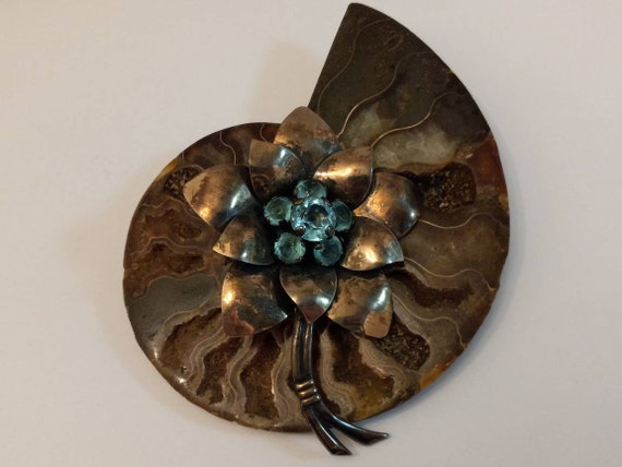 Flower Pin Brooch - image 1