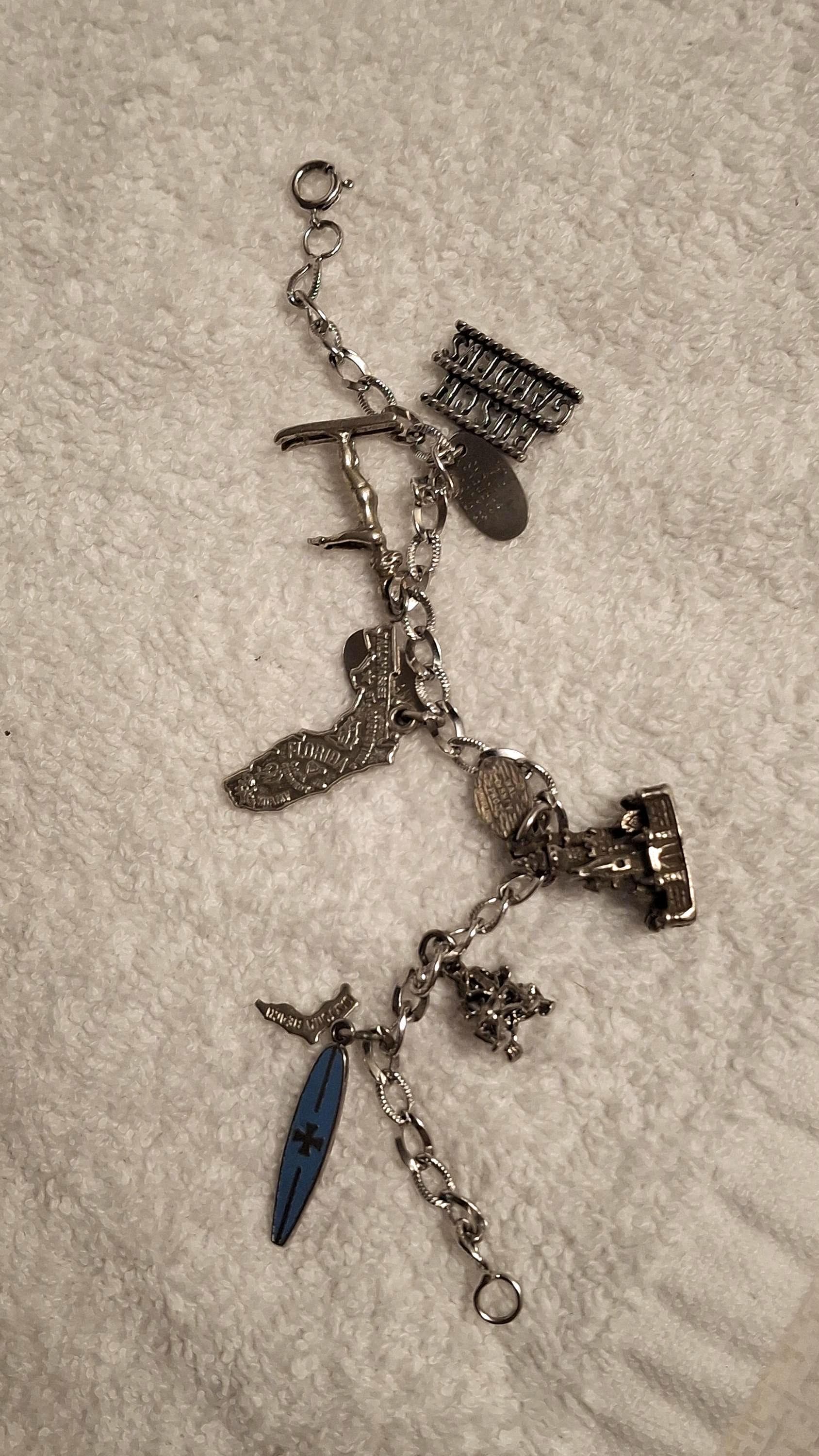 チャームブレスレット SILVER925 Vintageビンテージ vintage