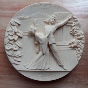 3D Plate Number AB 2331 Limited Edition 1978 Puccini&#39;s Madame Butterfly LA Scala Opera