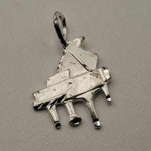 Sterling Silver Piano Charm