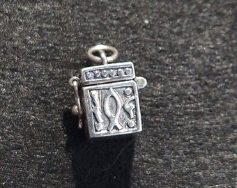 Prayer Box Pendant Sterling Silver