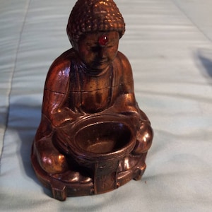 Brass Buddha incense burner