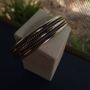 Sterling silver cuff
