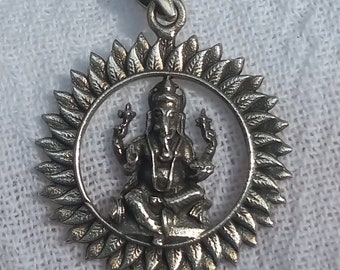 Sterling Ganesha Boeddha olifant hanger