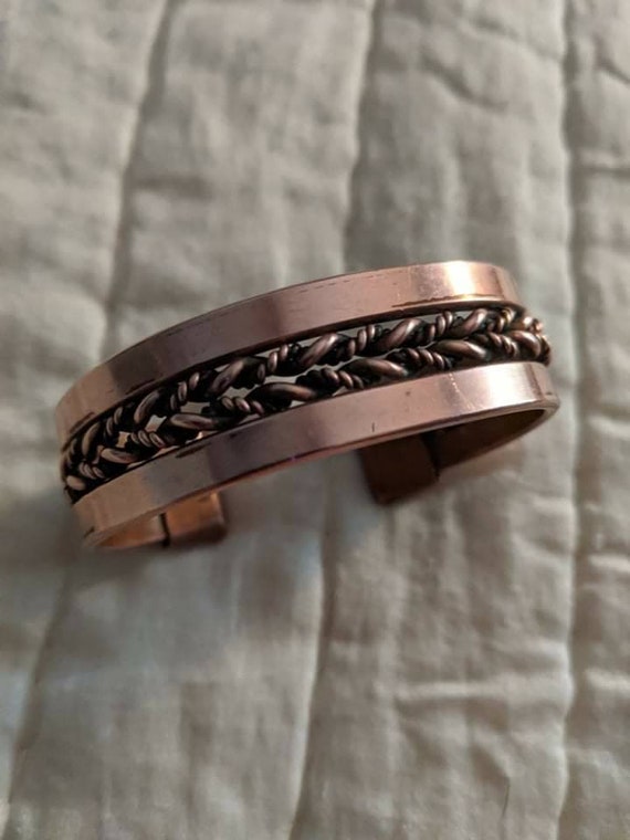 Copper chain cuff - image 1