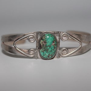 Sterling Silver Turquoise Cuff Bracelet