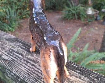 ヴィンテージ ロイヤルドルトン アルザス/ジャーマンシェパード犬の