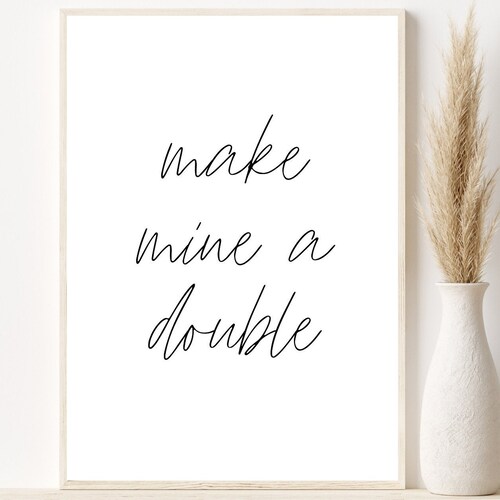 Bar Cart Decor Printable Wall Art Bar Cart Sign Alcohol Etsy