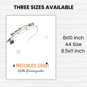 Preschool Graduation Handprint Art Craft, Printable | Last Day of ...