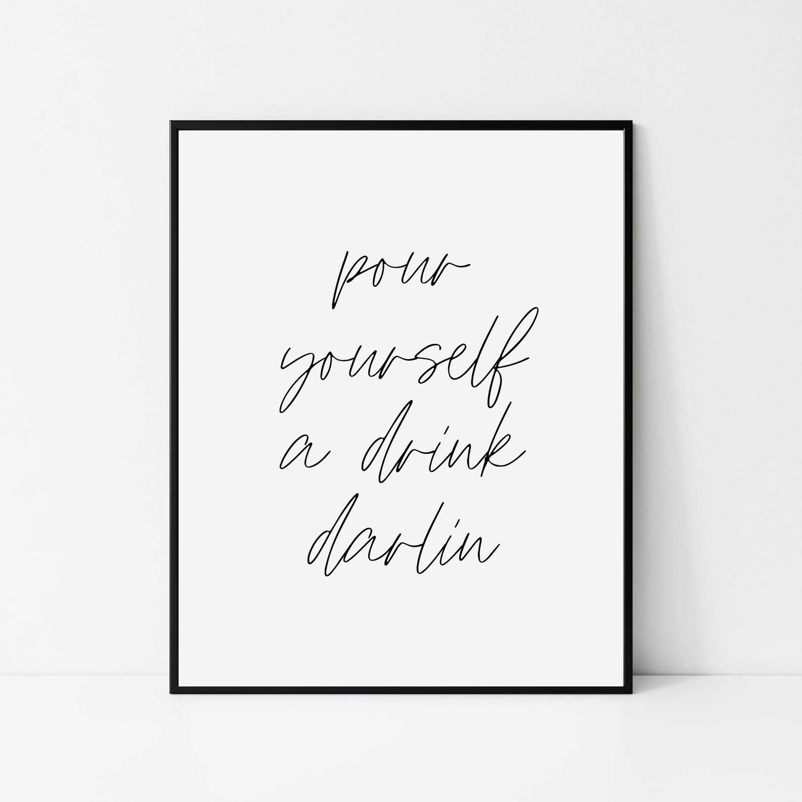 Bar Cart Decor Printable Wall Art Bar Cart Sign Alcohol Etsy