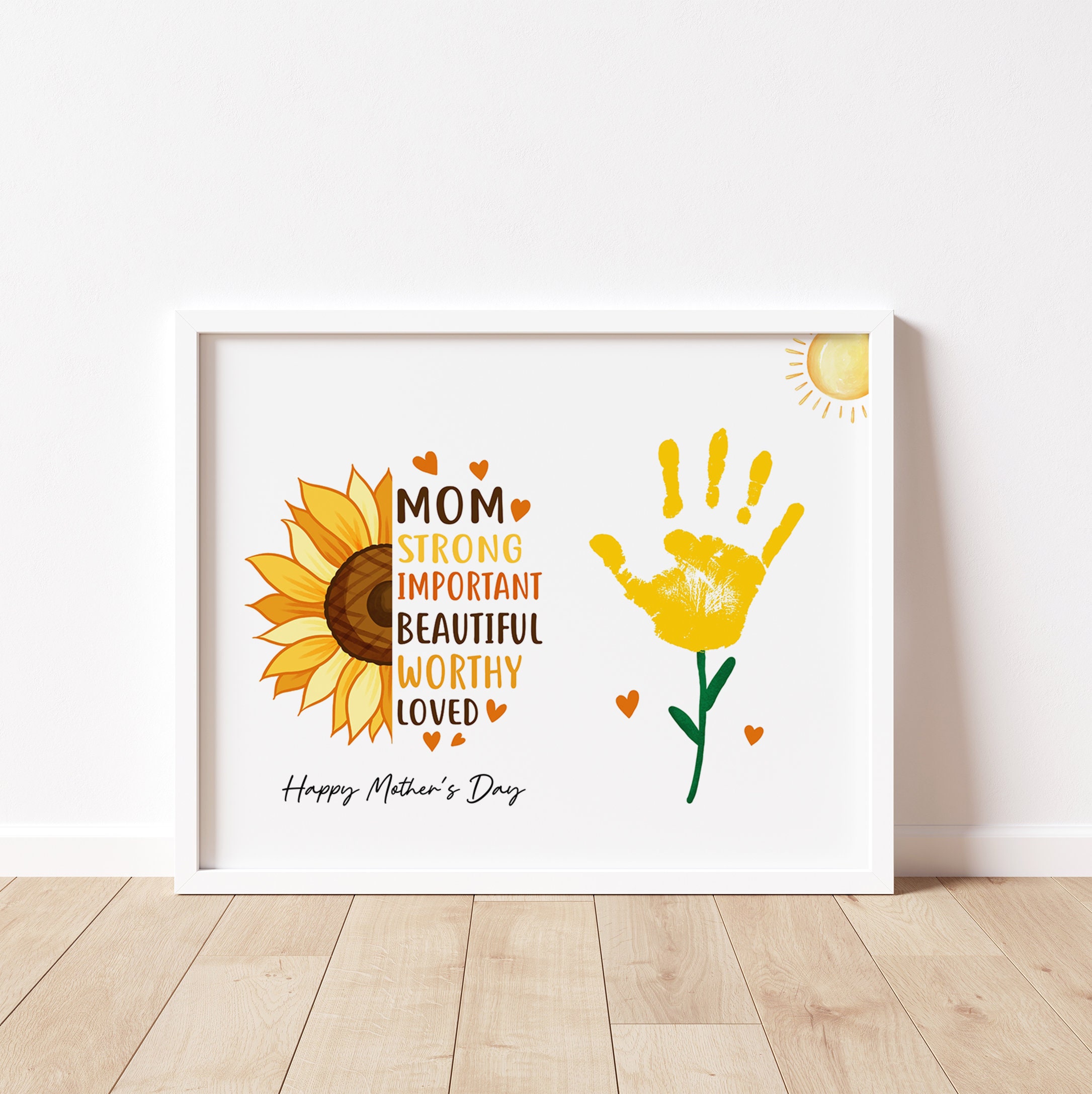 Stencil Festa Della Mamma FINGERINSPIRE - 29,7x21 Cm, Plastica PET, Riutilizzabile Per Pareti, Legno, Tessuti