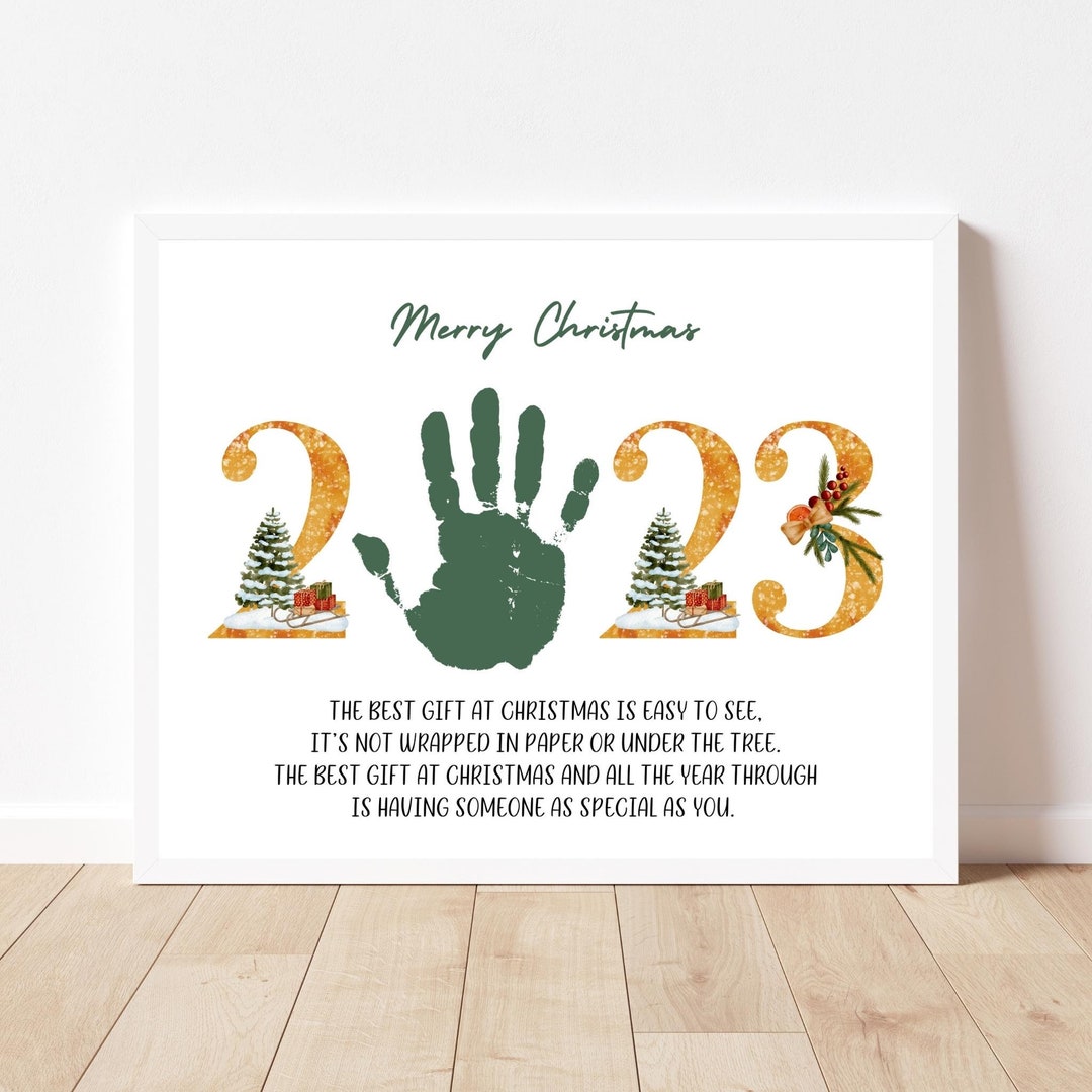 Christmas Handprint Art Craft Printable Holiday DIY Card Gift For christmas-handprint-art-craft-printable-holiday-diy-card-gift-for
