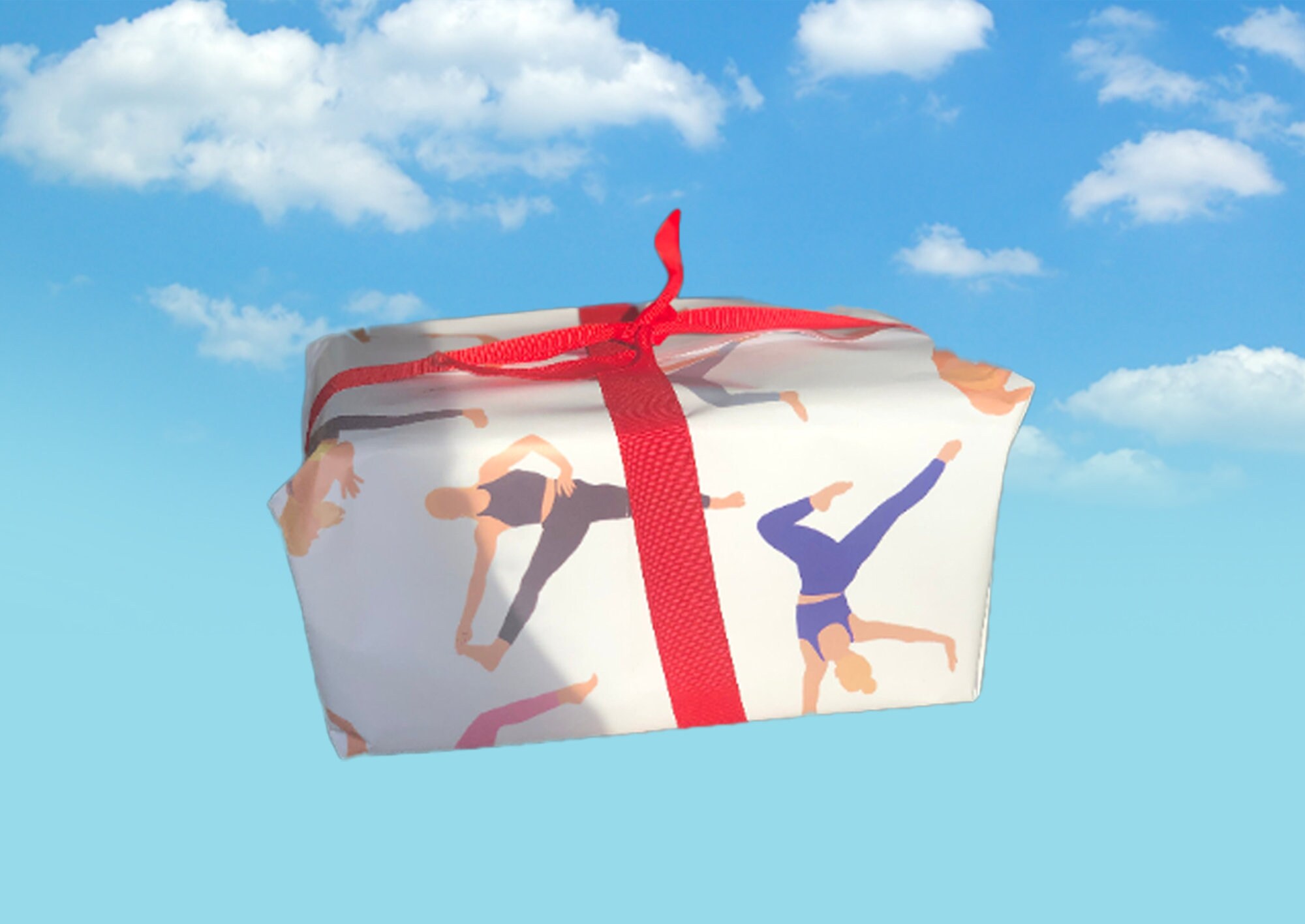 Yoga Poses Wrapping Paper Yoga Art Etsy