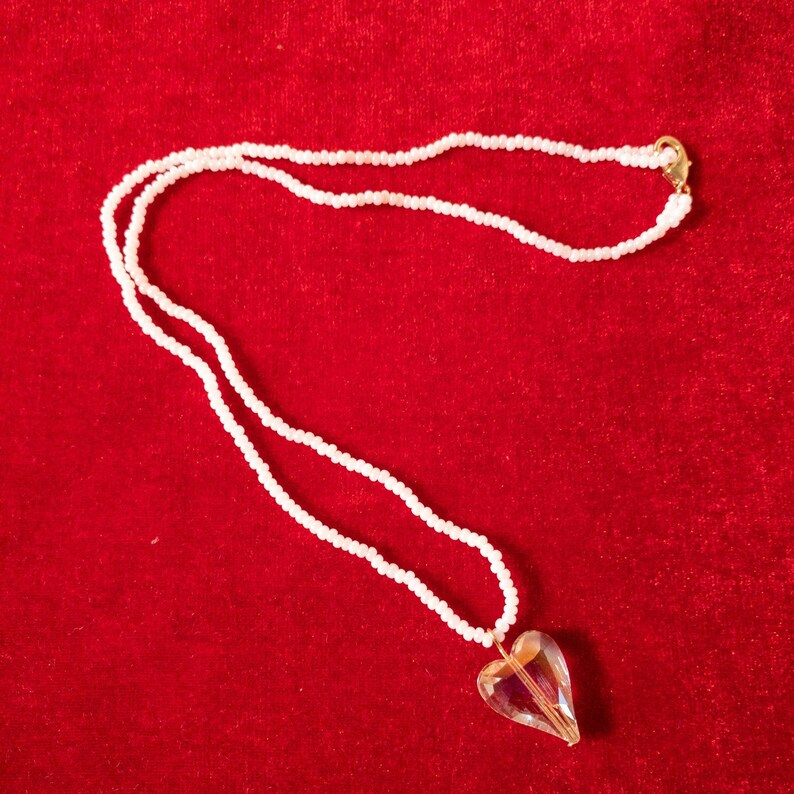 Glass Heart Necklace