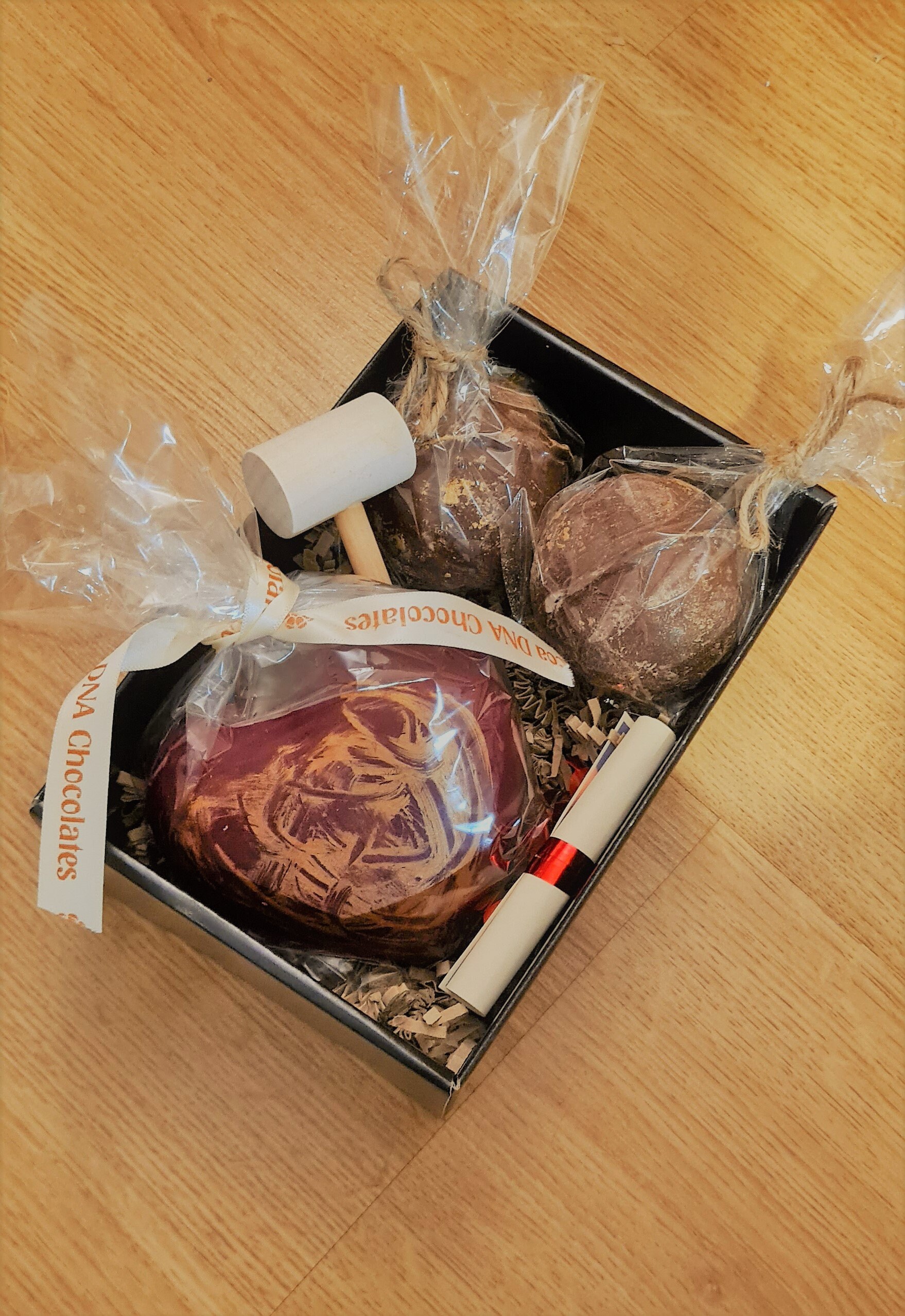 Personalised Chocolate Gift Hamper 2 Hot Chocolate Bombs and Etsy UK