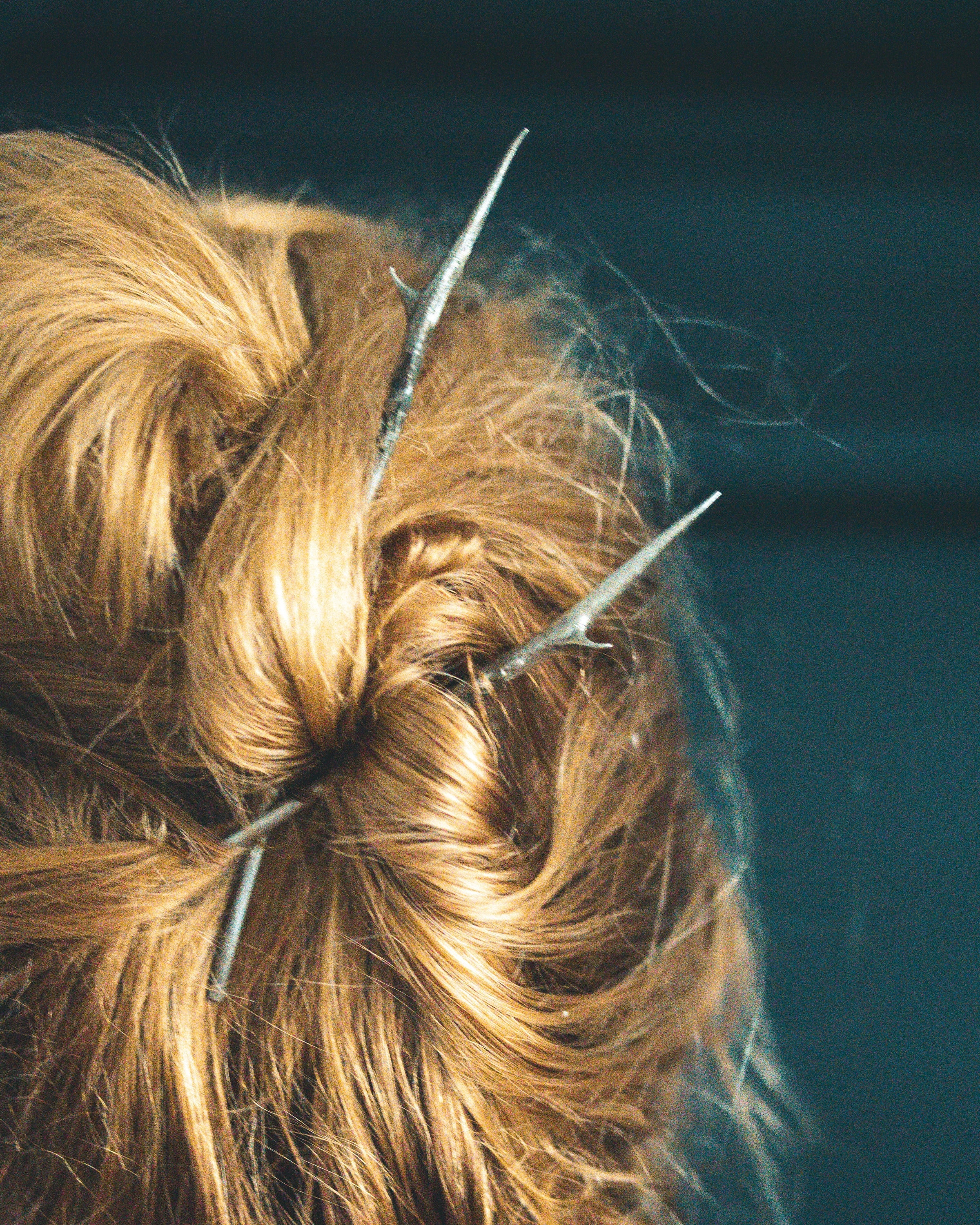 Thorn White Brass Hair Pins: Emblems of Strength and Elegance