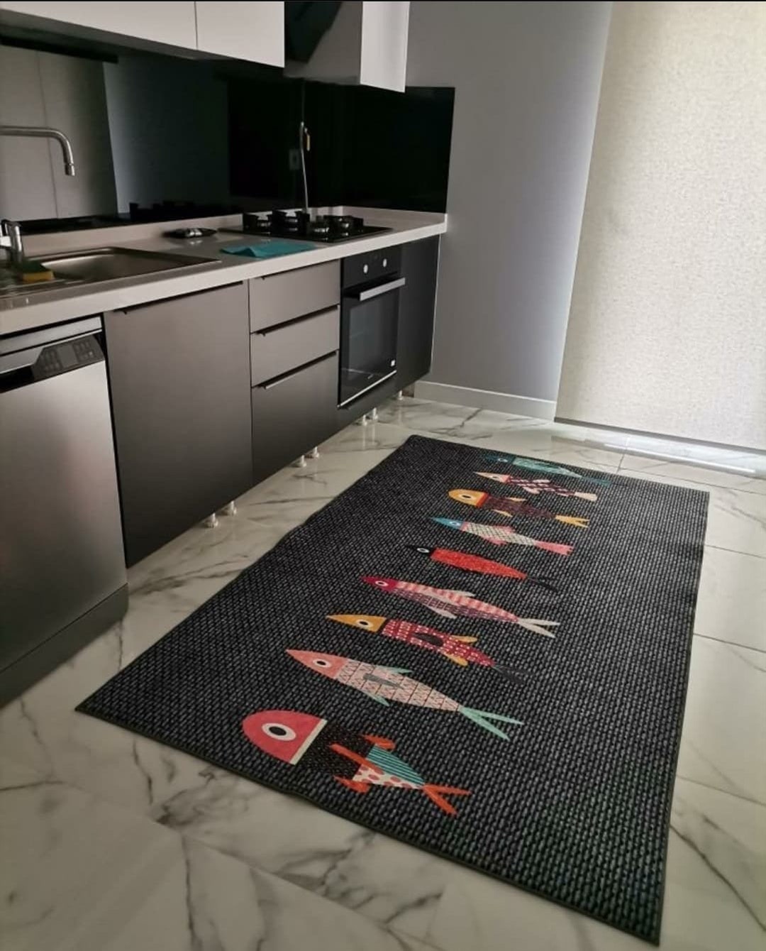 Fish Decorative Machine Washable Non-slip Kitchen Rug/mat - Etsy