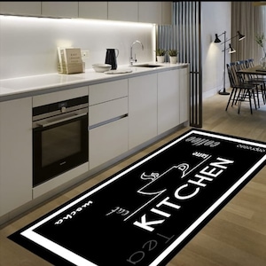 Decorative machine washable Non-Slip Kitchen Rug/Mat