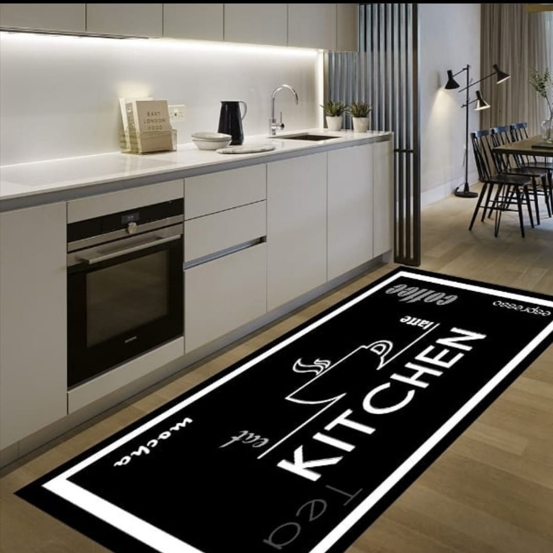 Black And Red Kitchen Rugs
