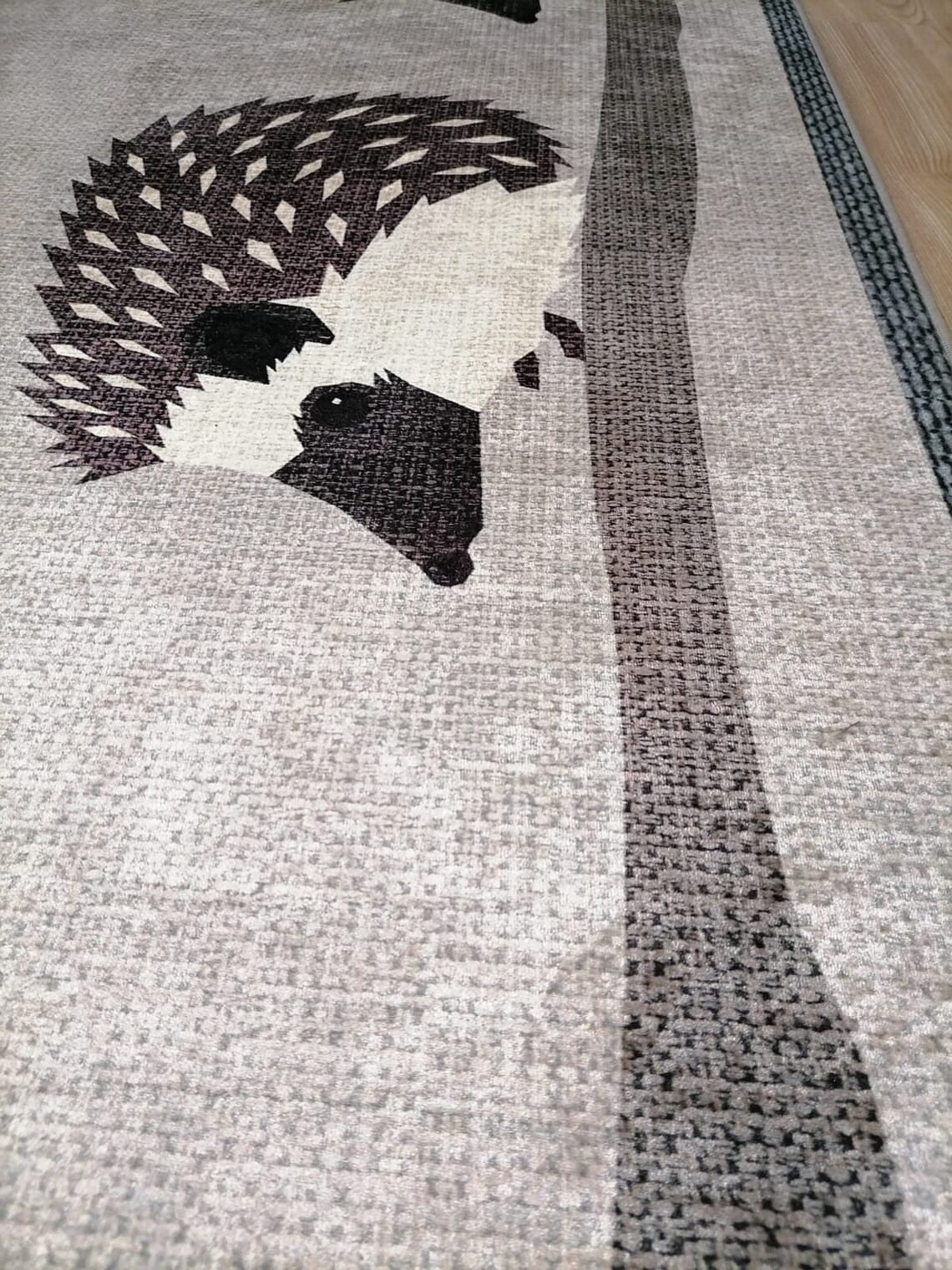 Hedgehog Rug Hedgehog Decor Kitchen Dining Room Runner Rug / Mat Non-skid Machine ...
