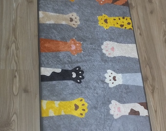 Decorative machine washable Non-Slip Kitchen Rug/Mat