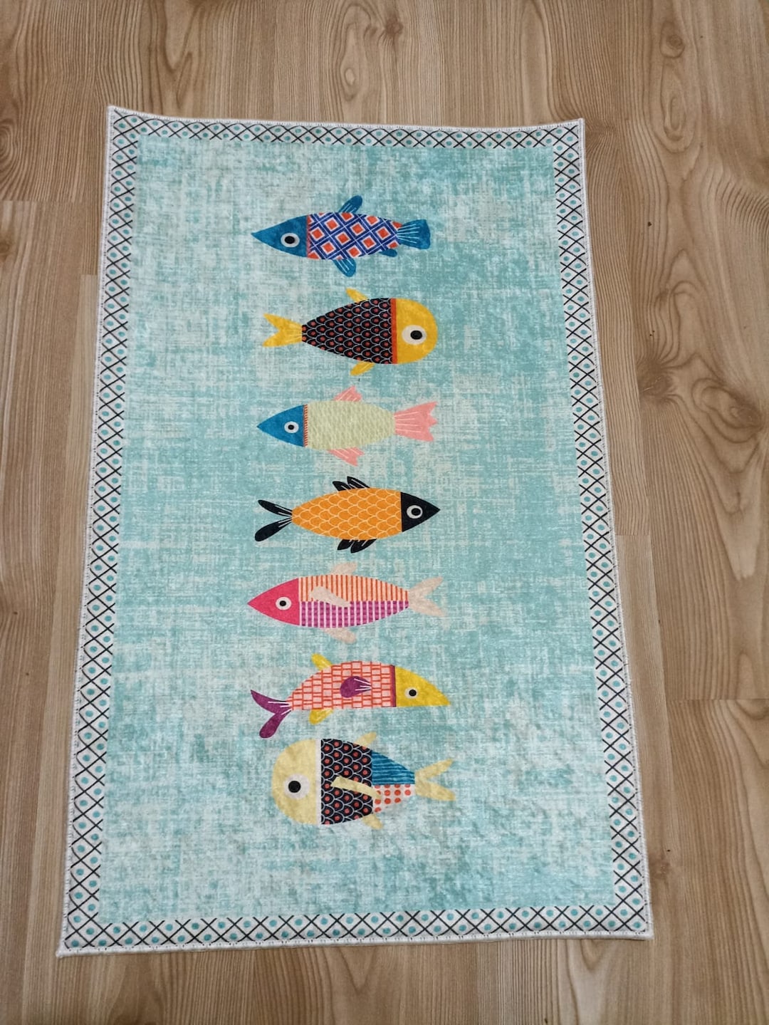 Fish Decorative Machine Washable Non-slip Kitchen Rug/mat - Etsy