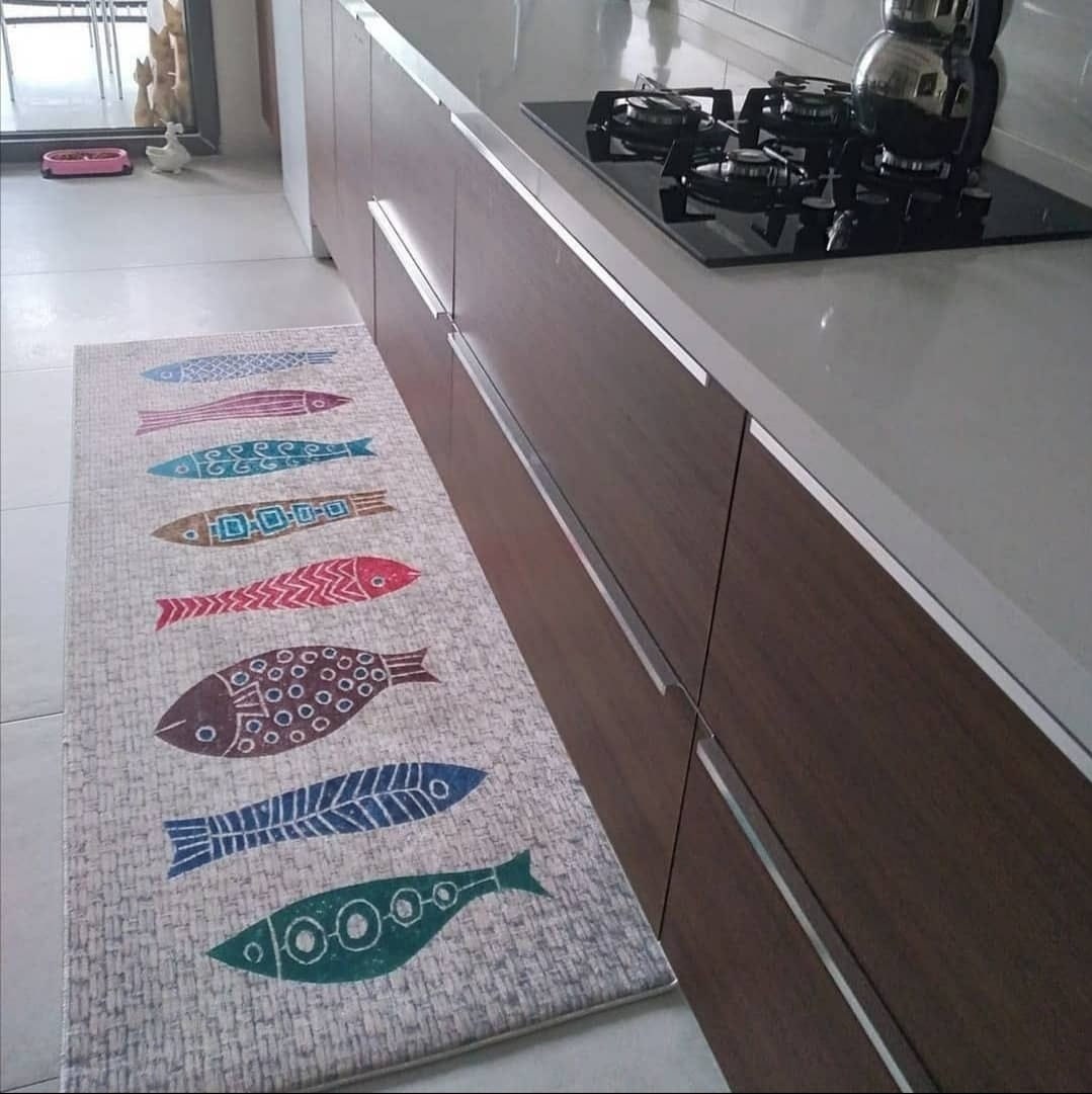 Kitchen Rug Foot Mat Confetti 