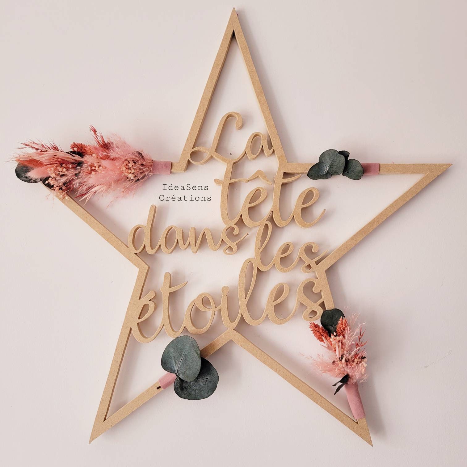 Décoration Fleurs Séchées, Décoration Murale, d'intérieure, Bohème