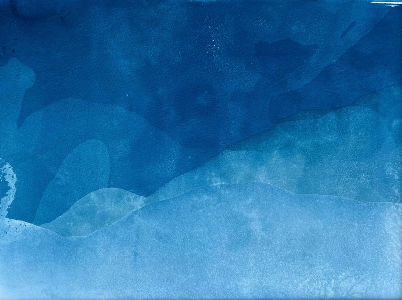 Original Cyanotype Blue Coast No. 3 image 2