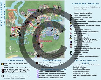 Custom Walt Disney World Vacation Plan! 1-10+ days. Genie Plus or DAS pass plan included! Dining reservation suggestions included.