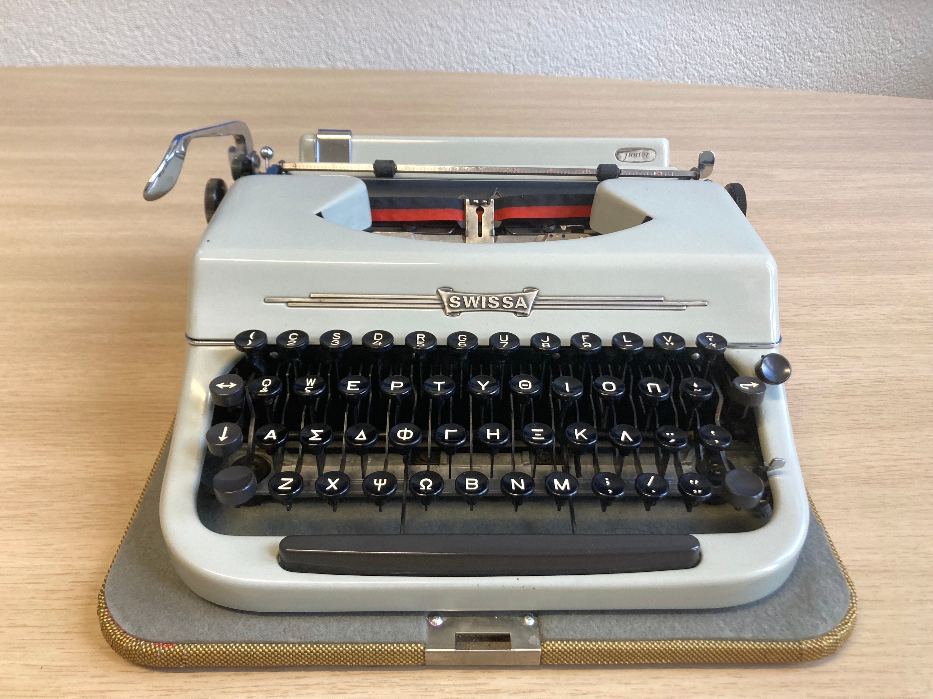 Rare Typewriter Swissa Junior Vintage Typewriter Swissa Old -  Finland